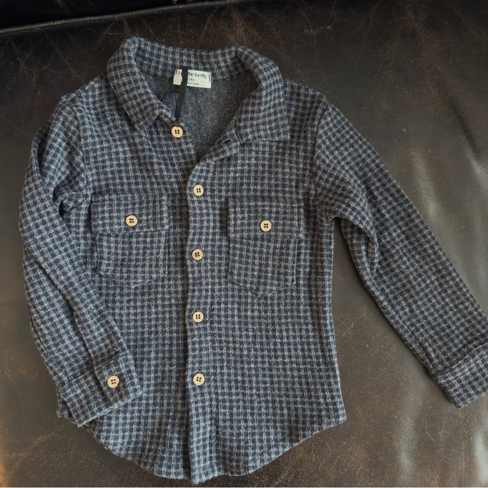1+ in the Family Baby Boys 24 Months CONRAD Checked Button Down Shirt